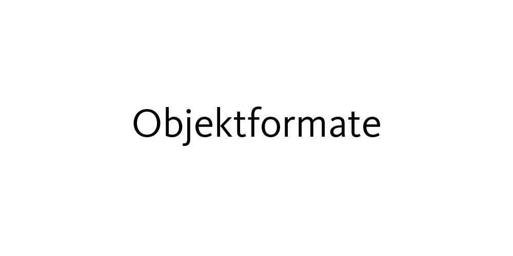 Objektformat
